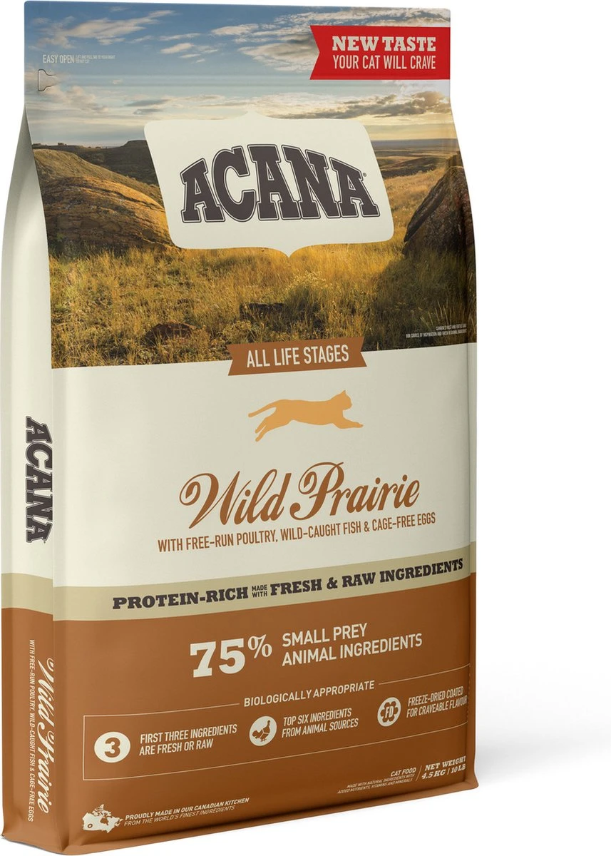 Acana - Cat Wild Prairie - Katenvoer - 4,5 Kg 1 Acana - Cat Wild Prairie - Katenvoer - 4,5 Kg