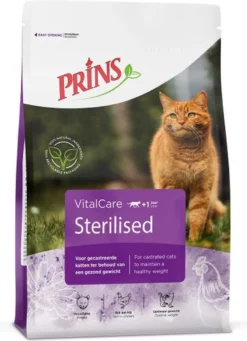 Prins VitalCare Sterilised 4 Kg - Kat -Merkloos Verkoop 870x1200
