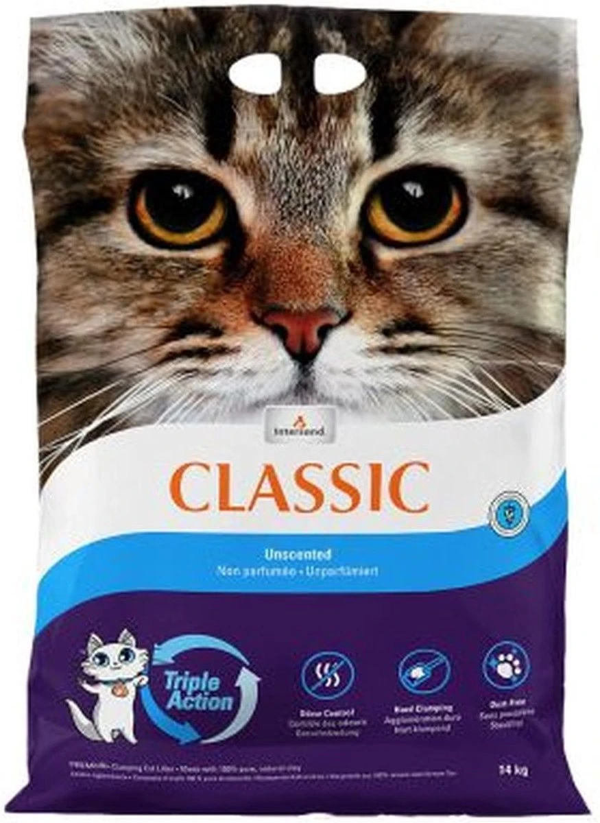 Intersand Extreme Classic Ongeparfumeerd Kattenbakvulling 14 Kg - Kat 1 Intersand Extreme Classic Ongeparfumeerd Kattenbakvulling 14 Kg - Kat
