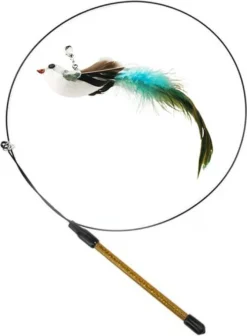 Kattenspeelgoed - Simulatie Vogel - Interactieve Grappige Kattenspeeltjes - Kattenhengel Met Zuignap + 4 Vogels + Een Kattenhengel GRATIS -Merkloos Verkoop 883x1200 2