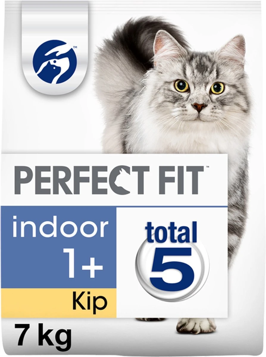Perfect Fit Adult 1+ Indoor Voordeelzak Droge Brokjes - Katten Droogvoer - Kip - 7 Kg 1 Perfect Fit Adult 1+ Indoor Voordeelzak Droge Brokjes - Katten Droogvoer - Kip - 7 Kg