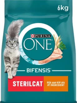 Purina ONE Sterilcat Adult - Kattenvoer Kip & Tarwe - 6kg -Merkloos Verkoop 896x1200 1