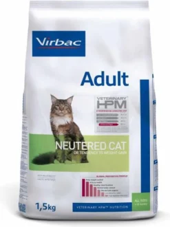 Virbac HPM Veterinary Adult Neutered Cat - Kattenvoer - 3 Kg -Merkloos Verkoop 897x1200 1