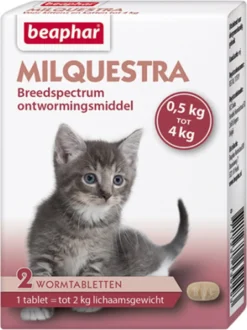 Beaphar Milquestra Kleine Kat/kitten - 0,5 Tot 4 Kg - 2 Tabletten -Merkloos Verkoop 898x1200 1
