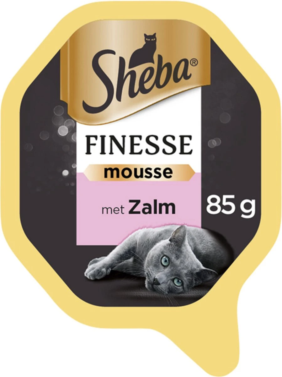 Sheba Finesse - Katten Natvoer - Mousse - Zalm - 22 X 85 Gr 4 Sheba Finesse - Katten Natvoer - Mousse - Zalm - 22 X 85 Gr - Image 4