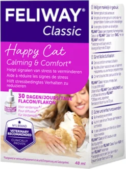 Feliway Classic - Navulling - 48 Ml - Anti-stress Kat -Merkloos Verkoop 899x1200 7