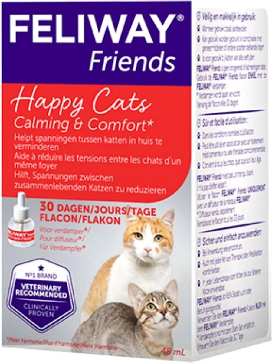 Feliway Friends - Navulling - 3 X 48 Ml 4 Feliway Friends - Navulling - 3 X 48 Ml - Image 4