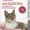 Beaphar Milquestra Ontworming Tabletten Kat 2 - 12 Kg 4 Tabletten