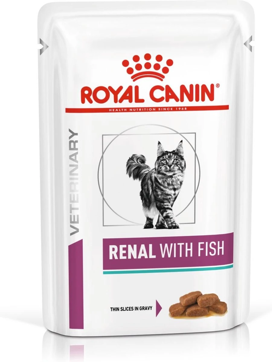 Royal Canin Renal - Tonijn - Kattenvoer - 12 X 85 G 1 Royal Canin Renal - Tonijn - Kattenvoer - 12 X 85 G