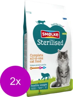 Smolke Cat Sterilised - Kattenvoer - 2 X 4 Kg 6 Smolke Cat Sterilised - Kattenvoer - 2 X 4 Kg -Merkloos Verkoop 908x1200