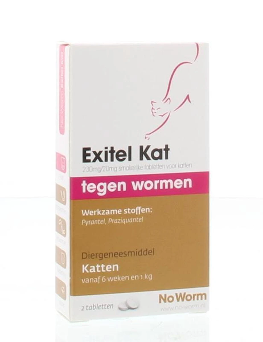 Exitel No Worm Ontwormingsmiddel - Kat 2 Tabl 5 Exitel No Worm Ontwormingsmiddel - Kat 2 Tabl - Image 5