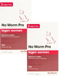No Worm Pro Kat & Kitten - Anti Wormenmiddel - 2 X 2 Tab Vanaf 0.5 Kg Vanaf 6 Weken -Merkloos Verkoop 934x1200 4