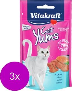 Vitakraft Cat Yums - Kat - Snack - Zalm - 3 X 40 Gr 5 Vitakraft Cat Yums - Kat - Snack - Zalm - 3 X 40 Gr -Merkloos Verkoop 946x1200