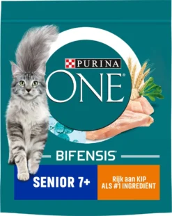 Purina ONE Senior - Kattenvoer Kip & Volkoren Granen - 3 Kg -Merkloos Verkoop 952x1200 3