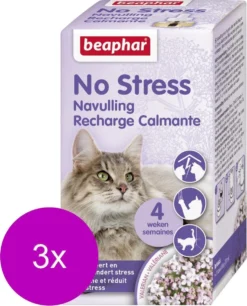 Beaphar No Stress Navulling Kat - Anti Stressmiddel - 3 X 30 Ml -Merkloos Verkoop 969x1200 10