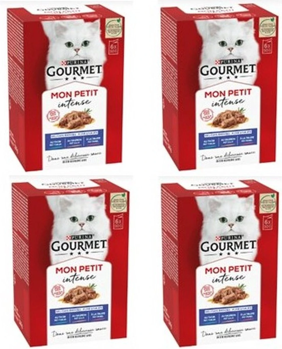 Gourmet Mon Petit Intense - Kattenvoer Natvoer - Vis - 24 X 50 Gr 2 Gourmet Mon Petit Intense - Kattenvoer Natvoer - Vis - 24 X 50 Gr - Image 2