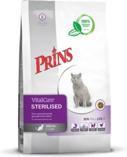 Prins VitalCare Sterilised 4 Kg - Kat -Merkloos Verkoop 969x1200