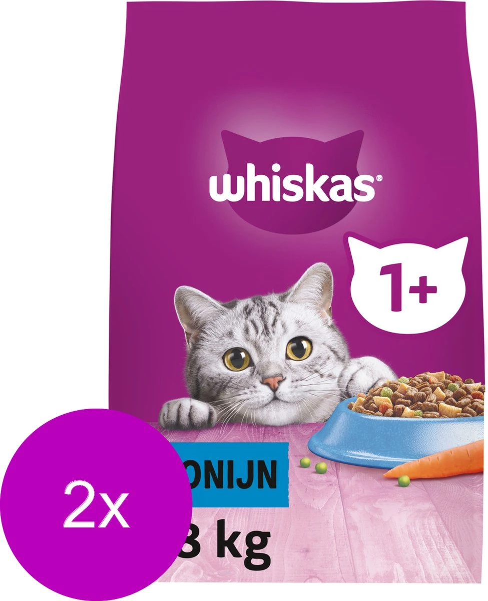 Whiskas Brokjes Adult Tonijn - Kattenvoer - 2 X 3,8 Kg 3 Whiskas Brokjes Adult Tonijn - Kattenvoer - 2 X 3,8 Kg - Image 3