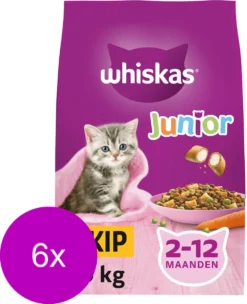 Whiskas Junior - Kattenbrokken - Kip - Zak 6 X 1,9 Kg -Merkloos Verkoop 975x1200 2