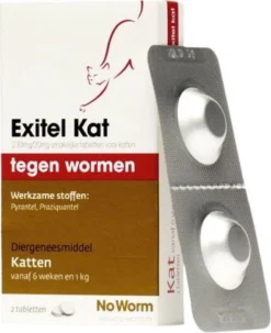 Exitel No Worm Ontwormingsmiddel - Kat 2 Tabl 12 Exitel No Worm Ontwormingsmiddel - Kat 2 Tabl -Merkloos Verkoop 978x1200 1