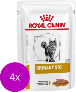 Royal Canin Veterinary Diet Urinary S/O Morsels Gravy Wet - Kattenvoer - 4 X 12x85 G