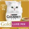 Gourmet Gold Luxe Mix - Kattenvoer Natvoer - Vis/Vlees - 48 X 85 G