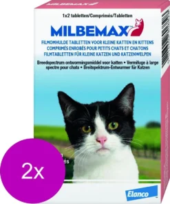 Elanco Milbemax Kitten & Kat - Anti Wormenmiddel - 2 X 2 Tab 0.5 Tot 2 Kg 7 Elanco Milbemax Kitten & Kat - Anti Wormenmiddel - 2 X 2 Tab 0.5 Tot 2 Kg -Merkloos Verkoop 998x1200 5