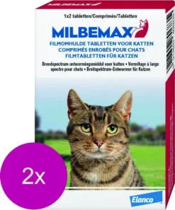 Elanco Milbemax Kat - Anti Wormenmiddel - 2 X 2 Tab 2-8kg -Merkloos Verkoop 998x1200 6